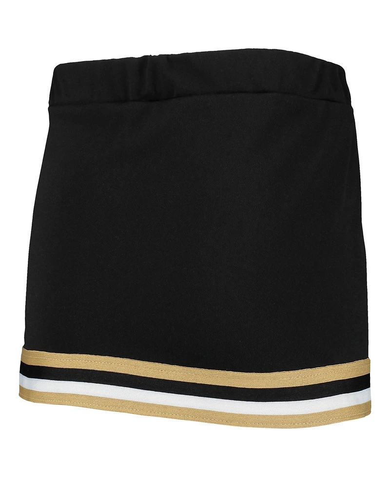 Little King Big Girls 2-Piece Black Purdue Boilermakers Cheer Set