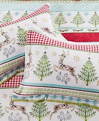 Levtex Home Merry and Bright Comet and Cupid Reversible -Pc. Duvet Cover Set