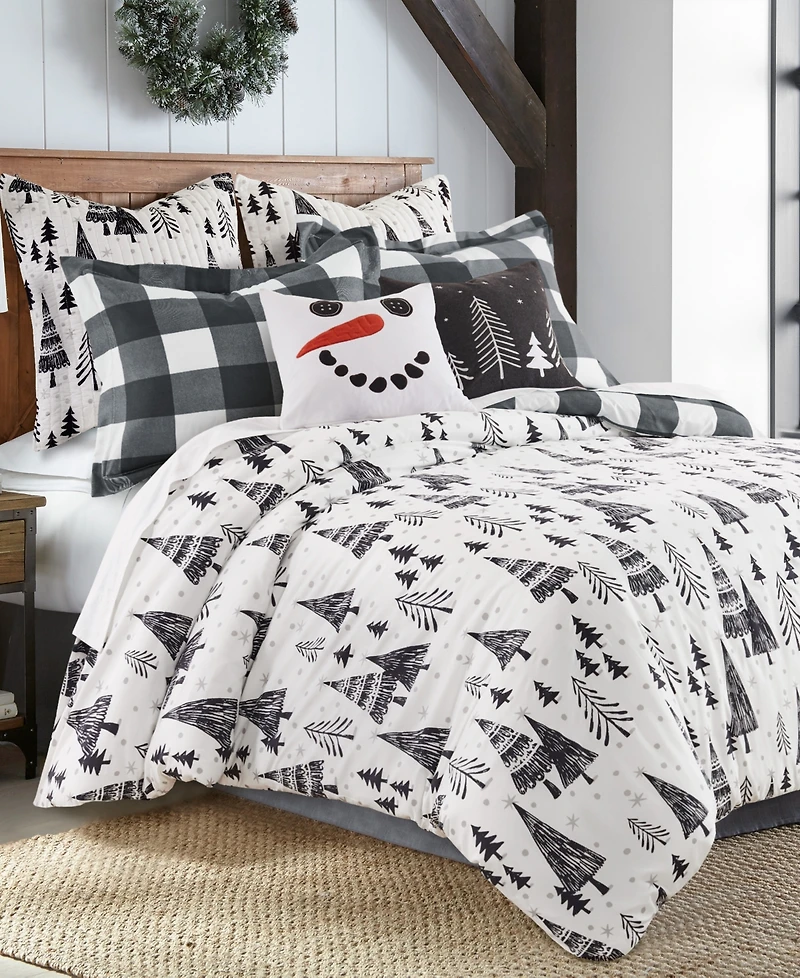 Levtex Home Merry and Bright Northern Star Reversible 3-Pc. Comforter Set