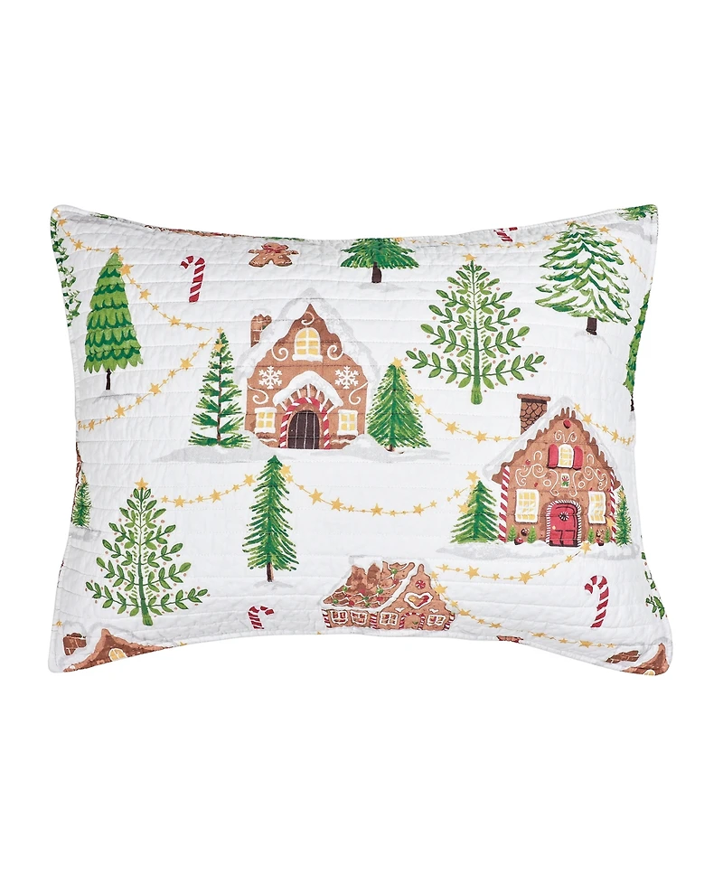 Levtex Home Gingerbread Village Sham, Standard