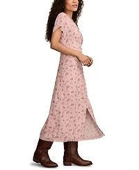 Lucky Brand Women's Simone Floral-Print Midi Dress