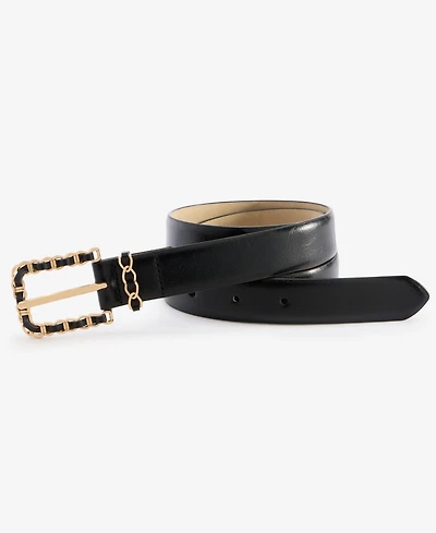 I.n.c. International Concepts Laced-Chain-Buckle Belt, Macy's Exclusive