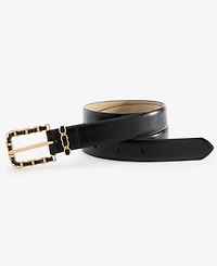 I.n.c. International Concepts Laced-Chain-Buckle Belt, Macy's Exclusive