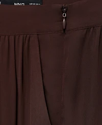 Mango Women's Bows Detail Balloon-Style Pants
