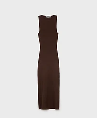 Mango Women's Halter-Neck Knitted Dress