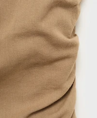 Mango Women's Open-Back Cotton Top