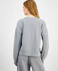 Id Ideology Women's Fleece Crewneck Sweatshirt, Macy's Exclusive