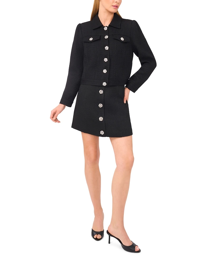 CeCe Women's Puff Long-Sleeve Jacket