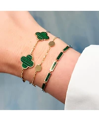 The Lovery Golden Disc Chain Bracelet 14K Gold