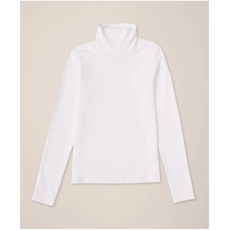 Pact Women's Luxe Stretch Jersey Slim Turtleneck