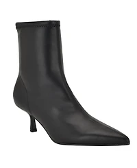 Guess Women's Yanka Pointed Toe Kitten Heel Dress Booties
