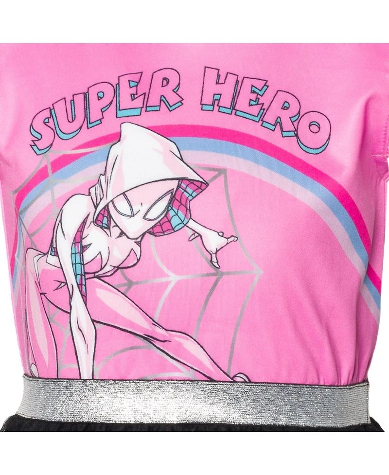 Marvel Spider-Man Spider-Gwen Mesh Cosplay Tulle Dress