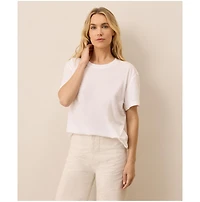 Pact Women's Organic Cotton Featherweight Slub Relaxed Tee