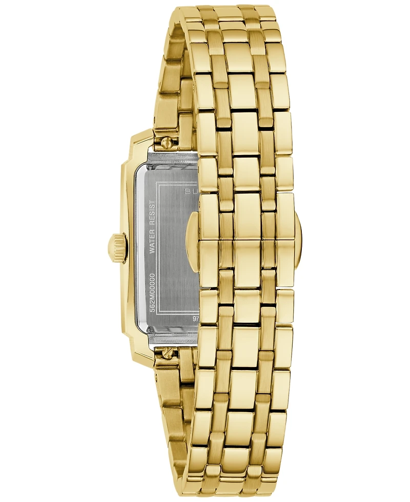 Bulova Women's Classic Sutton Gold-Tone Stainless Steel Bracelet Watch 25mm
