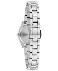 Bulova Women's Classic Surveyor Silver-Tone Bracelet Watch 22.7mm