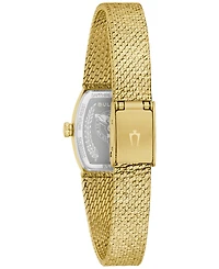 Bulova Women's Classic Goddess of Time Gold-Tone Stainless Steel Bracelet Watch 17mm