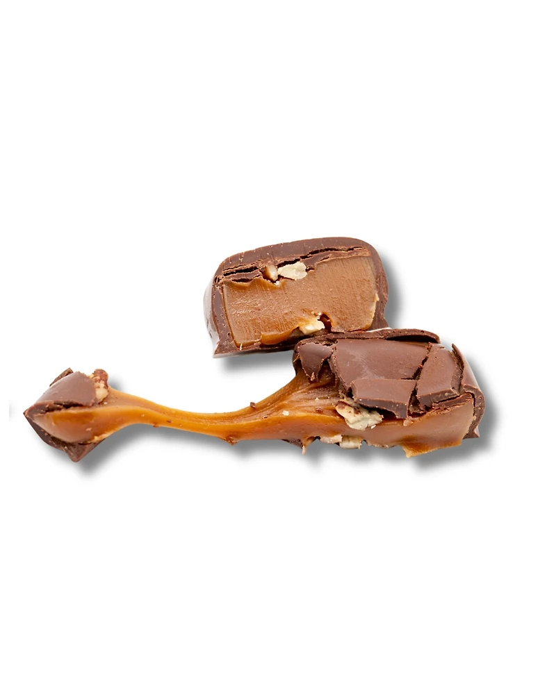Bixby Chocolate Pecan Caramel Cutes Milk Chocolate, 18 Pieces