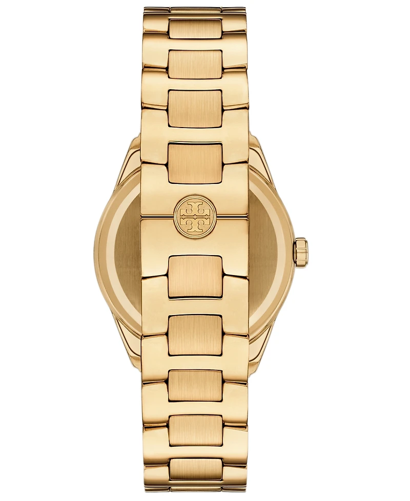 Tory Burch Women's The Miller Gold-Tone Stainless Steel Bracelet Watch 34mm