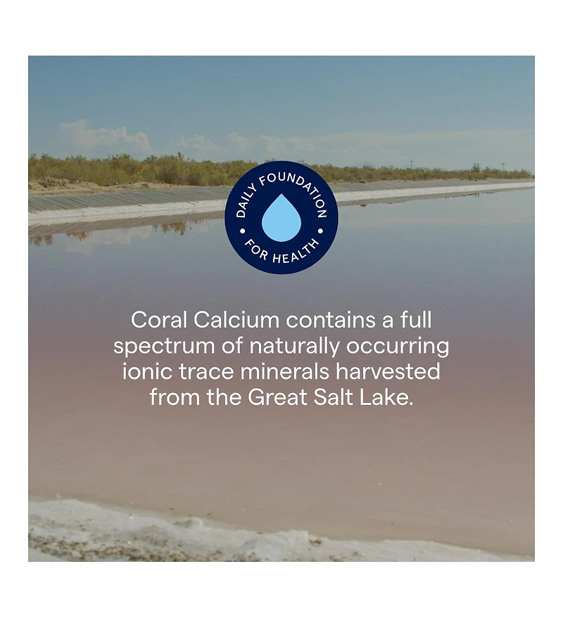 Trace Minerals Coral Calcium - Dietary Supplement for Immune Health Support - Supplement with Calcium to Aid Healthy Bones