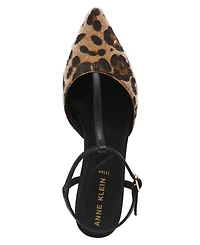 Anne Klein Women's Emily T-Strap Pointed Toe Flats