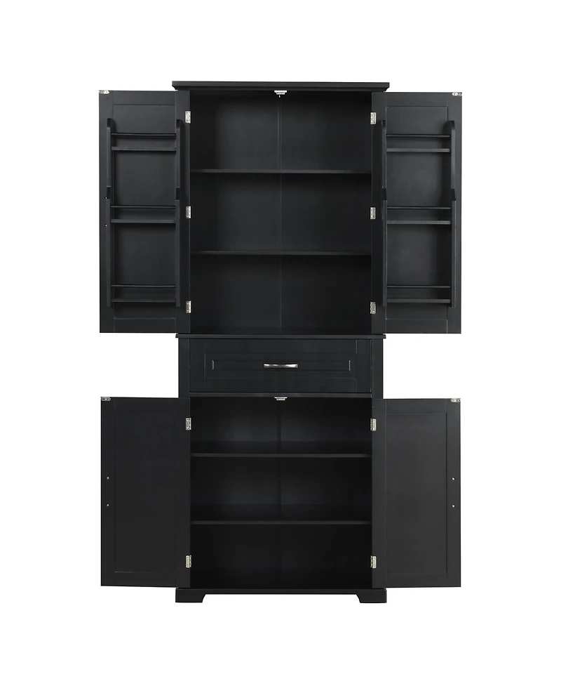 Casainc Bathroom Storage Cabinet with Doors and Drawer, Multiple Spaces, Adjustable Shelf
