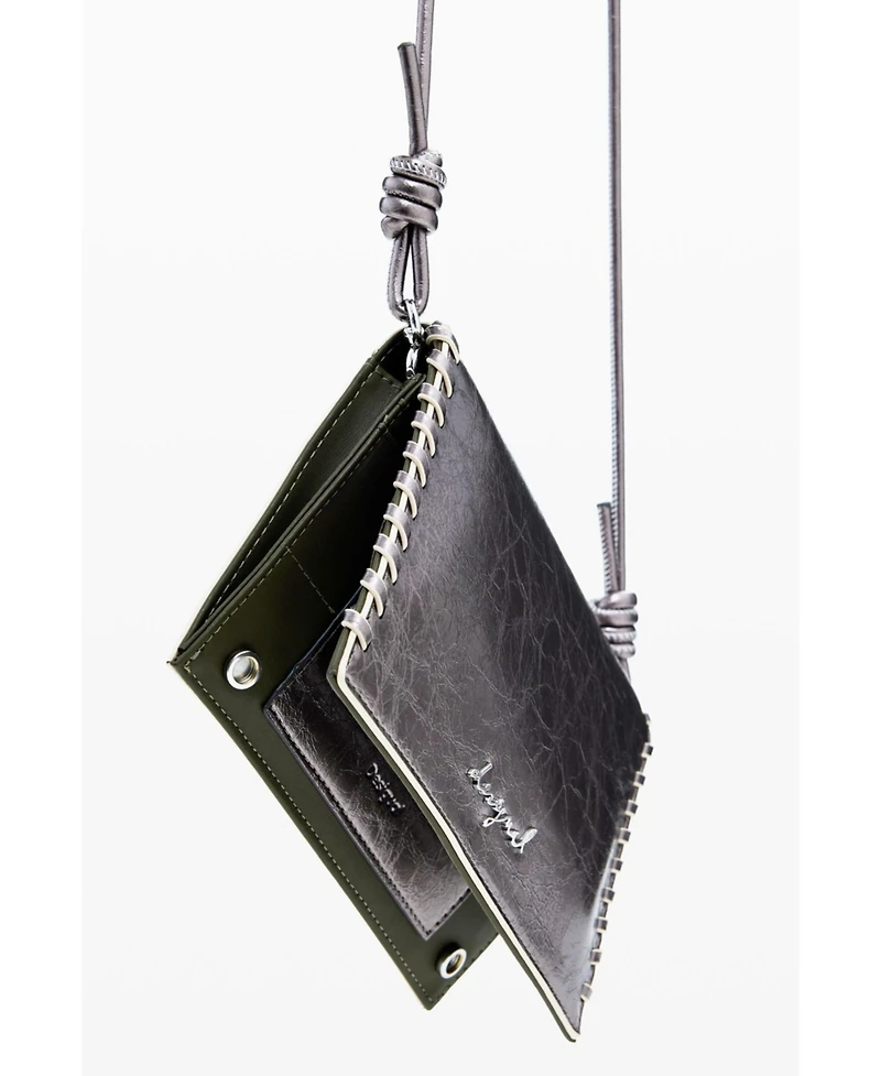 Desigual Women's Large metallic convertible wallet