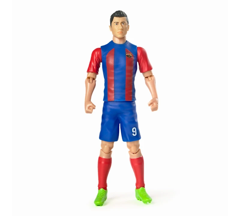 Banbo Toys Sockers Fc Barcelona Lewandowski 8" Collectible Soccer Action Figure