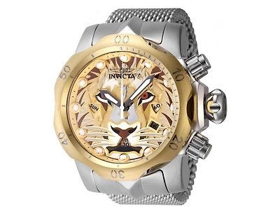 Invicta Men's 48171 Venom Quartz Multifunction Antique Silver, Gold, Brown, Copper Dial Watch