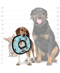 Tuffy Holiday Medium Ring Snowman, Dog Toy