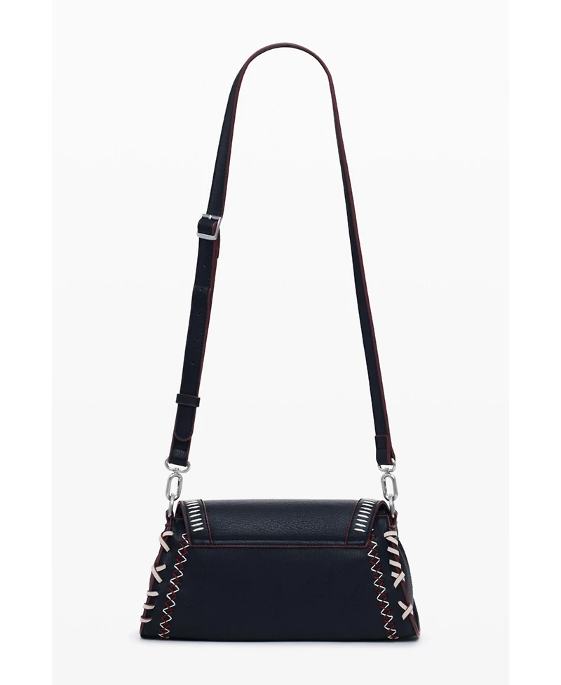 Desigual Women's Medium faux leather effect bag with stitching
