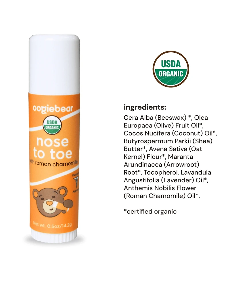 oogiebear Baby Nose to toe balm 0.5oz
