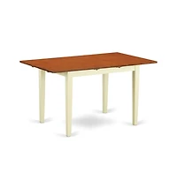 East West Furniture Dining Room Set Buttermilk & Cherry