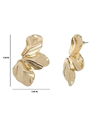 Bcbg Gold-Tone Leaf Statement Earrings