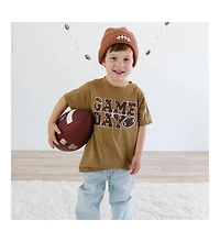 Sweet Wink Boys Football Lace Patch Beanie