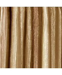 GoodGram Ombre Crushed Satin Sheer Single Window Curtains & Valances - 46 in. W x 42 L Valance, Autumn