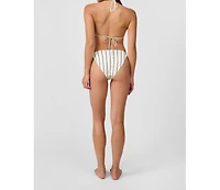 WeWoreWhat Women's Striped Tie Bottom