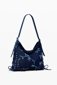 Desigual Women's Medium devore denim bag