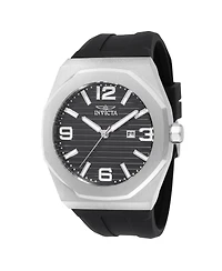 Invicta Men's Huracan Quartz 3 Hand Black Dial Watch