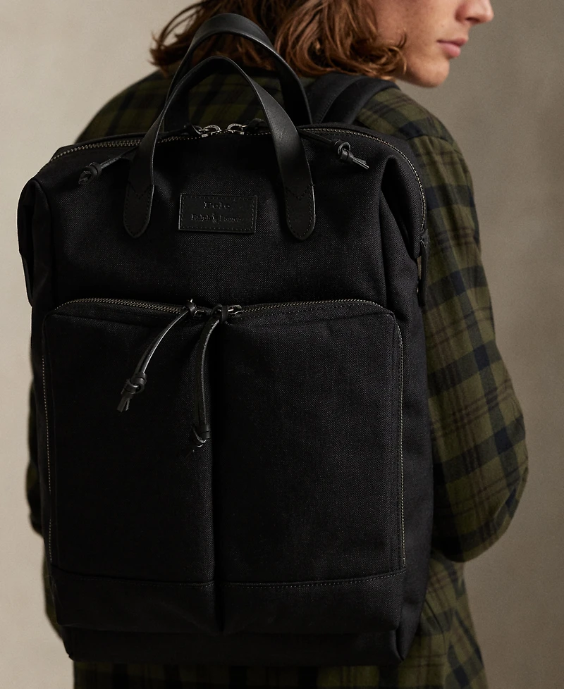 Polo Ralph Lauren Men's Convertible Canvas Tote Backpack