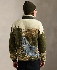 Polo Ralph Lauren Men's Long Sleeve Curly Hi-Pile Fleece Jacket