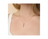 Little Sky Stone 14K Gold Plated Lucky Fish Charm Necklace