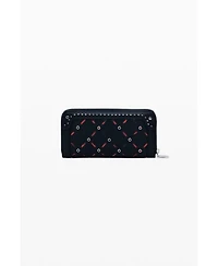 Desigual Women's Large perforated studded wallet