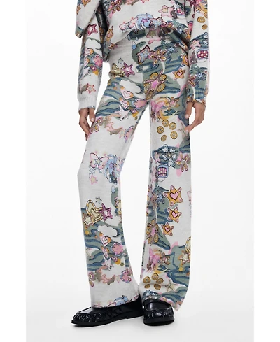 Desigual Girls's Elastic pants with patterns