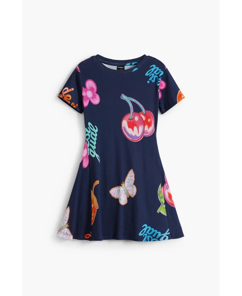 Desigual Girls Girls's Fruit Skater Dress