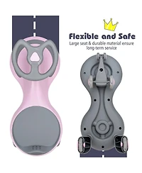 Akiudex Kid's Wiggle Ride-On Car with Flashing Pu Wheels