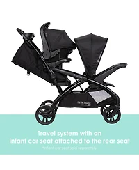 Baby Trend Sit N' Stand Double 2.0 Stroller - Madrid Black