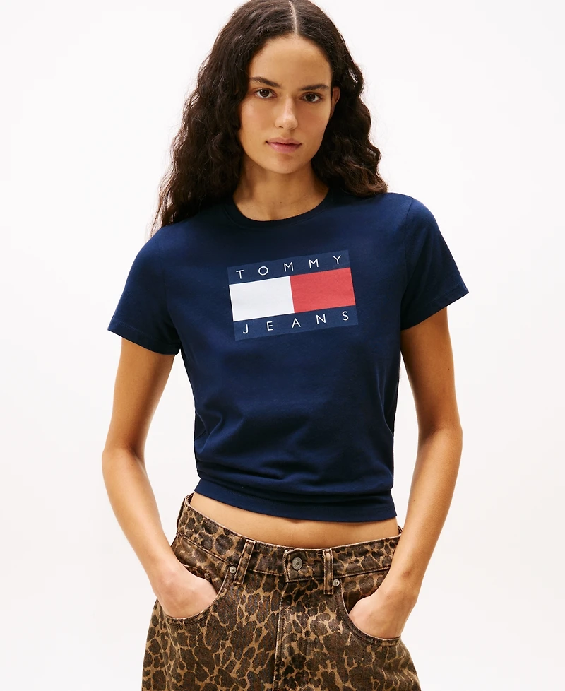 Tommy Jeans Women's Flag Logo T-Shirt