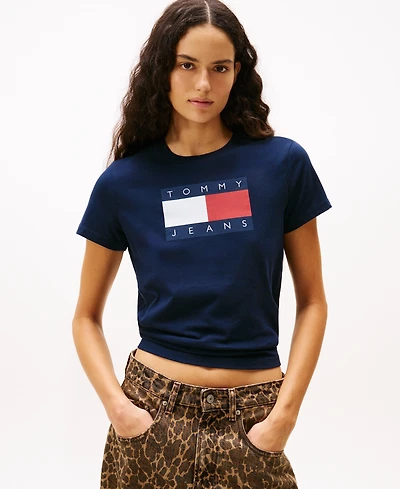 Tommy Jeans Women's Flag Logo T-Shirt