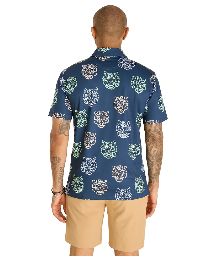Chubbies Men's The Big Catwalk Performance Polo Shirt
