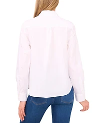 CeCe Women's Embellished Button Up Shirts